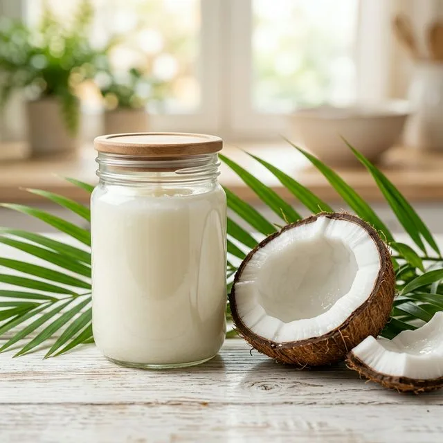Cold-Pressed Coconut Oil by Aarbee Naturals - premium oils from India