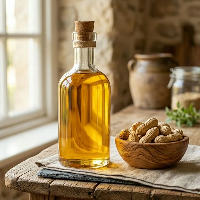 Cold-Pressed Groundnut Oil by Aarbee Naturals - premium oils from India